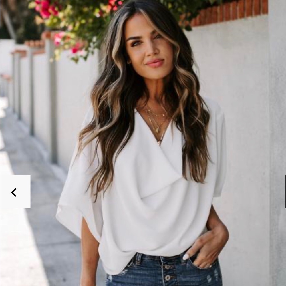 Vici Elton blouse cream color